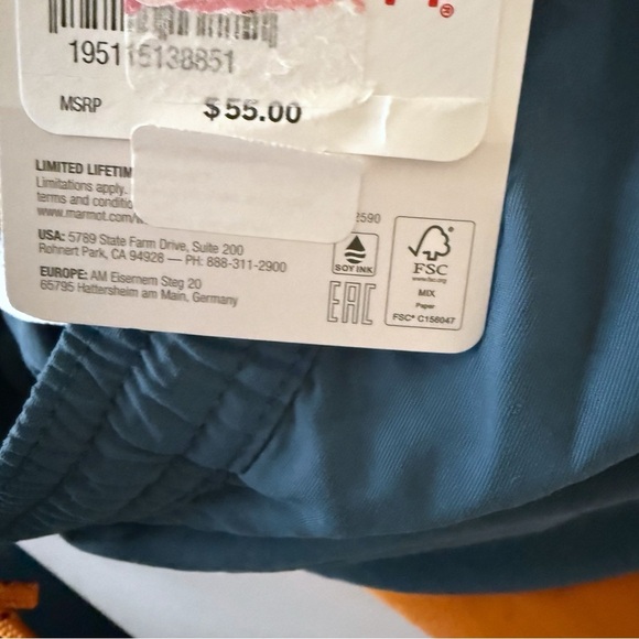 MARMOT Men's Juniper Springs Short 5" - Size XXL Recycled Nylon NEW - Picture 7 of 9